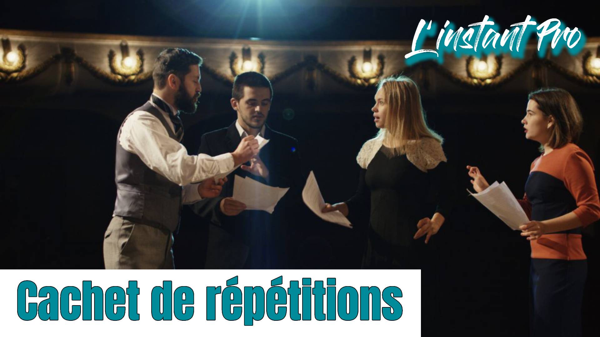 Cachet de répétitions PROFESSION CULTURE Par Chèque intermittents