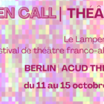 Appel  à projet : Festival de théâtre Le Lampenfieber