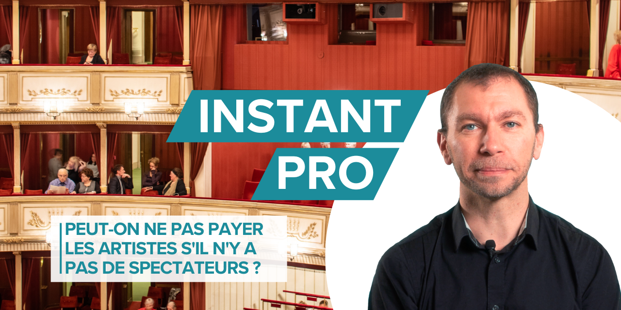 Peut-on ne pas payer les artistes s’il n’y a pas de spectateurs ?